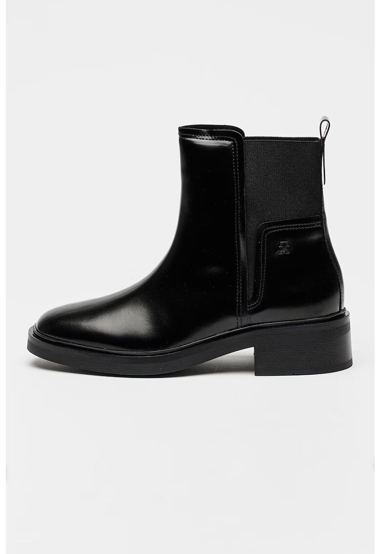 Tommy Hilfiger Ghete de piele - Negru