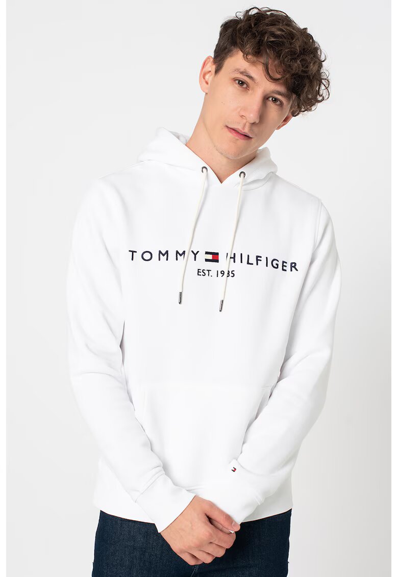 Tommy Hilfiger Hanorac cu buzunar kangaroo si logo