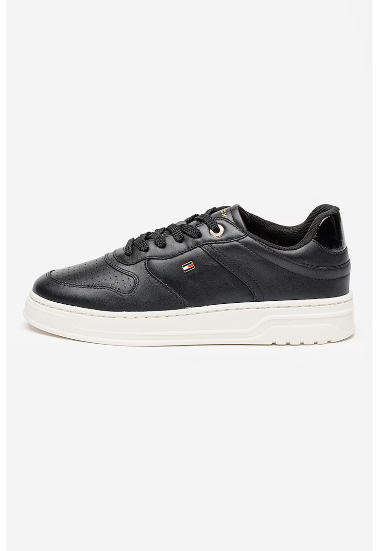 Tommy Hilfiger Pantofi sport din piele Sporty - Negru