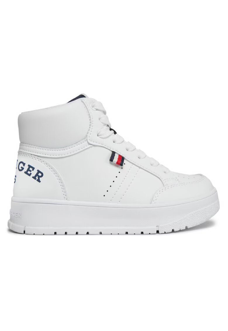 Tommy Hilfiger Pantofi Sport logo High top Lace up sneaker-T3X9-33362-1355X336