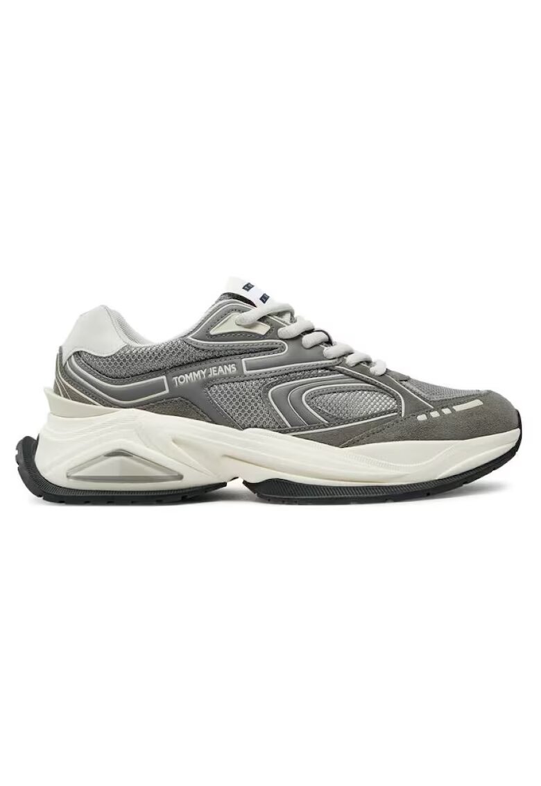 Tommy Hilfiger Pantofi sport pentru Barbati - tjm comfort runner - EM0EM01467-PR7 - Gri