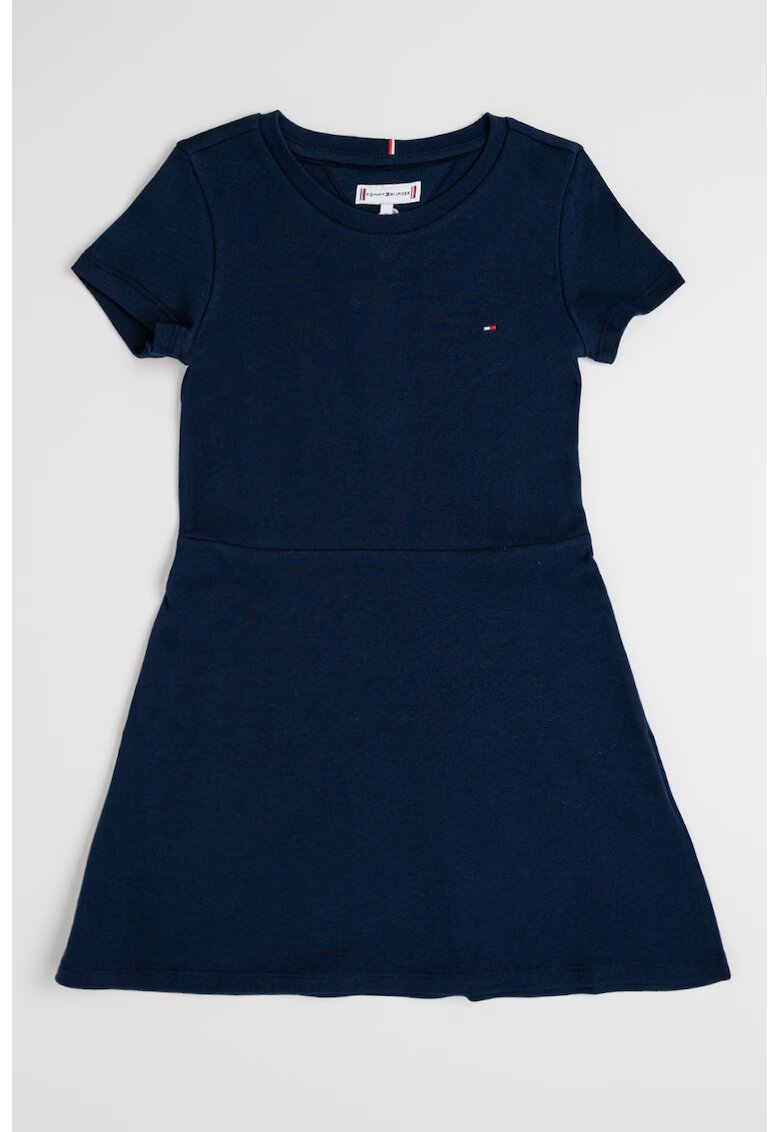 Tommy Hilfiger Rochie mini de bumbac - Bleumarin