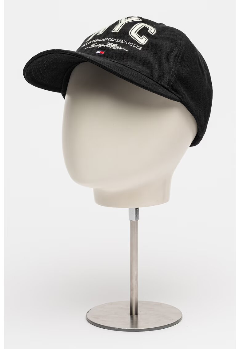Tommy Hilfiger Sapca cu broderie logo Flag - Negru/Crem