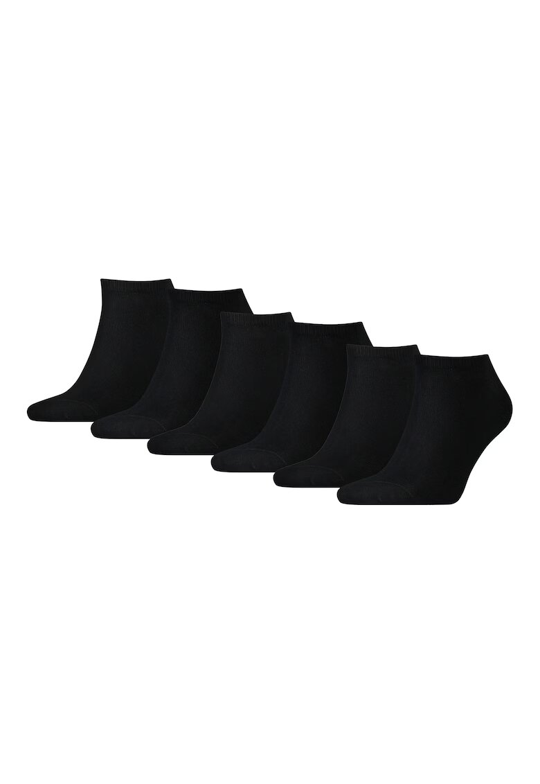Tommy Hilfiger Set de 6 perechi de sosete pana la glezna - Negru