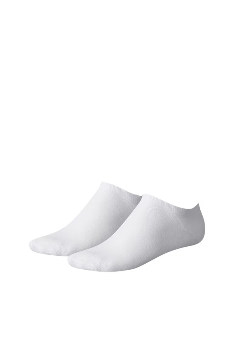 Tommy Hilfiger Set de sosete scurte albe - 2 perechi