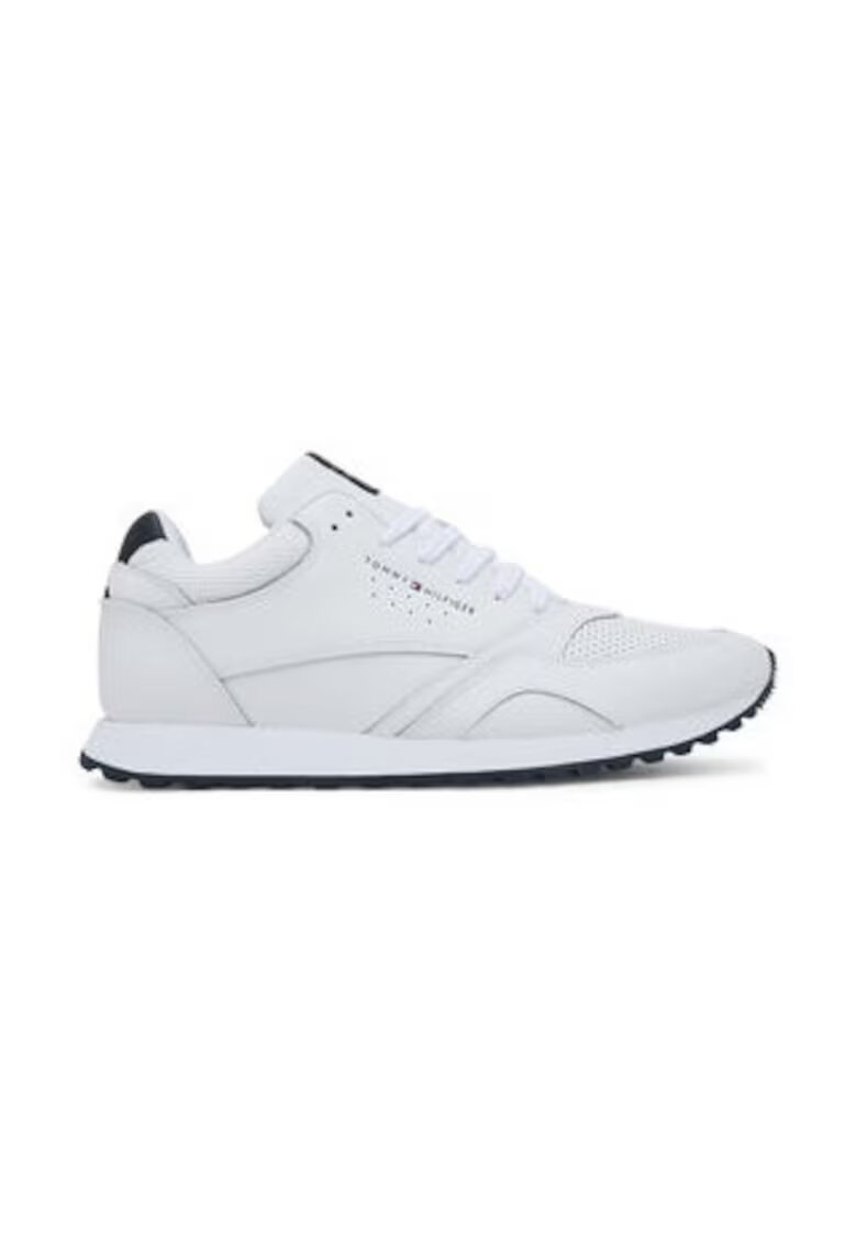 Tommy Hilfiger Tenisi barbati - piele naturala - alb