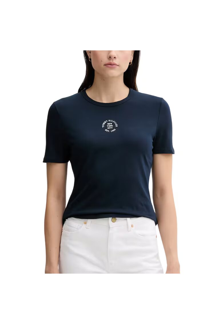 Tommy Hilfiger Tricou STAMP LOGO SLIM C-NK SS TEE-WW0WW45809-C1G