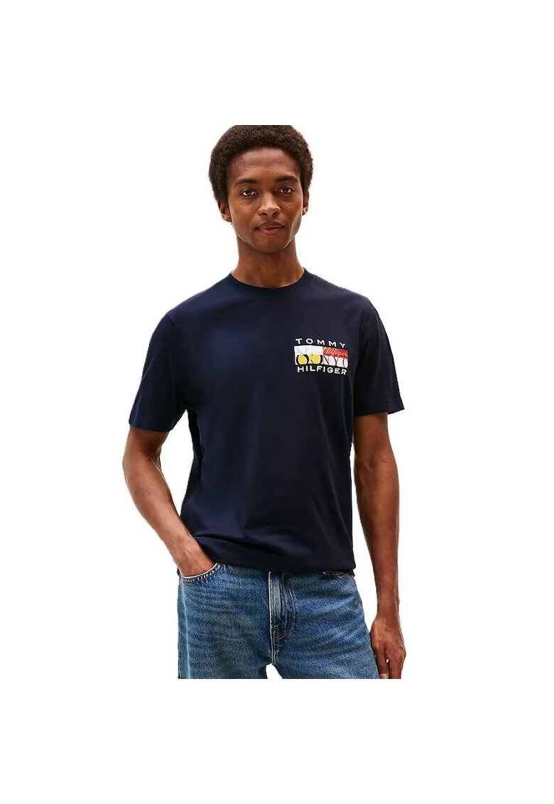 Tommy Hilfiger Tricou TH COLOUR FLAG TEE-MW0MW40006-DW5