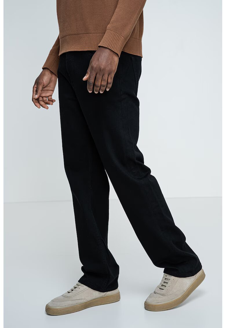 Tommy Jeans Blugi drepti regular fit Otis - Negru