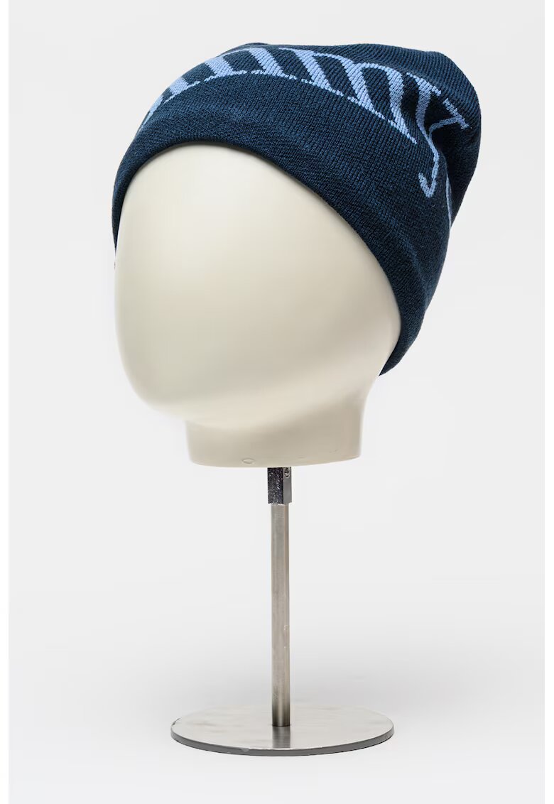 Tommy Jeans Caciula tricotata cu logo cu craniu - Albastru ultramarin