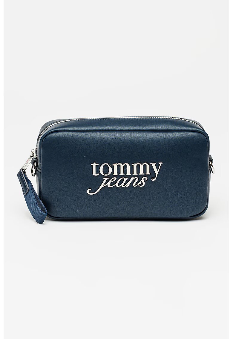 Tommy Jeans Geanta crossbody Script - Bleumarin
