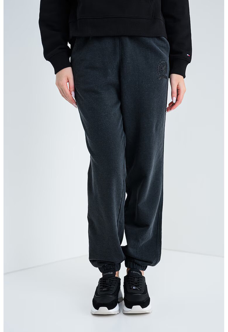 Tommy Jeans Pantaloni de trening cu talie elastica inalta - Negru stins