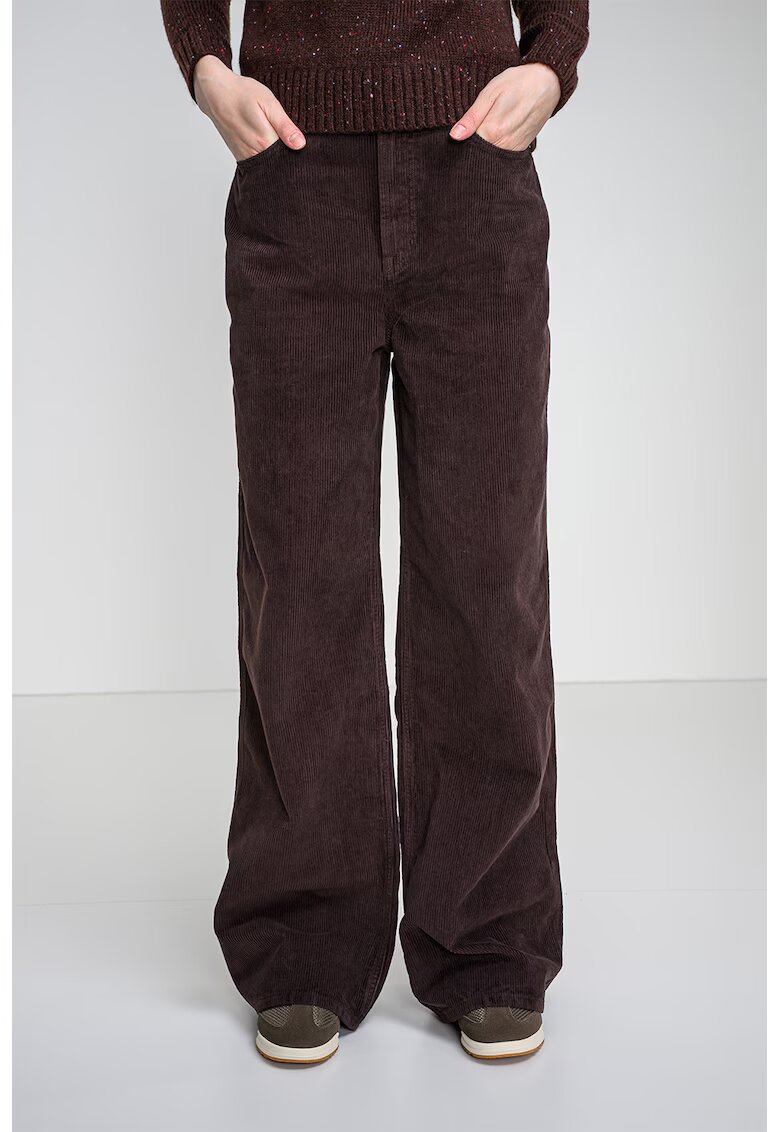 Tommy Jeans Pantaloni evazati din reiat - Maro