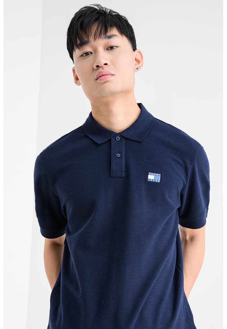 Tommy Jeans Tricou polo regular fit - Bleumarin