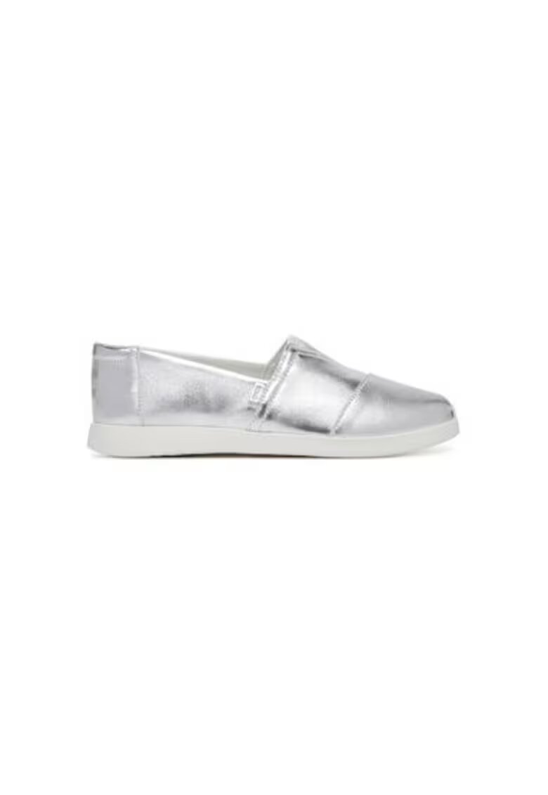 Toms Mocasini dama 10021745 - Piele naturala - Argintiu