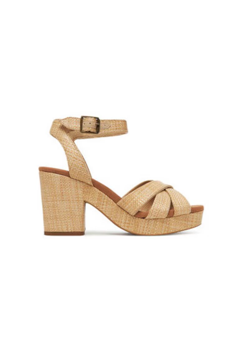 Toms Sandale dama - 10021953 - Sintetic - Bej