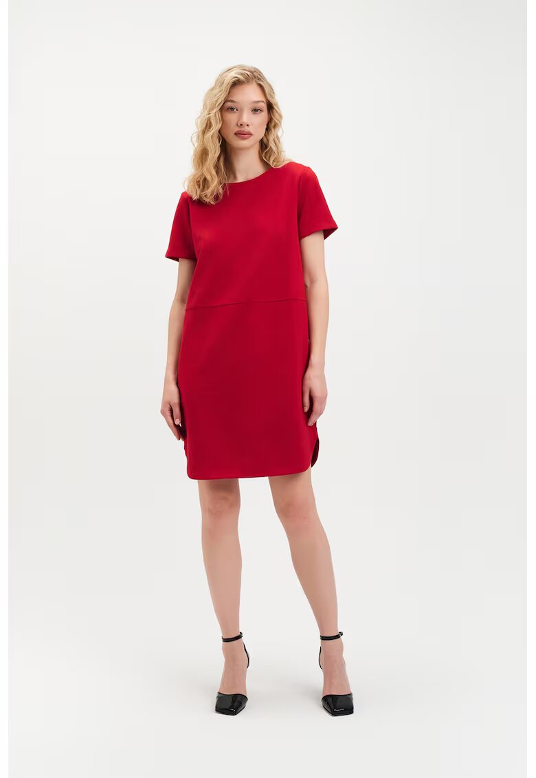 Top Secret Rochie midi cu cordon in talie - Rosu vermillion
