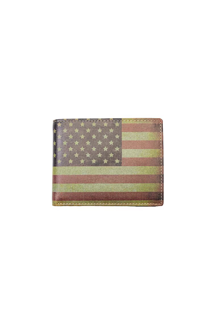 Toro Nero Portofel barbati din piele naturala maro American style - protectie RFID