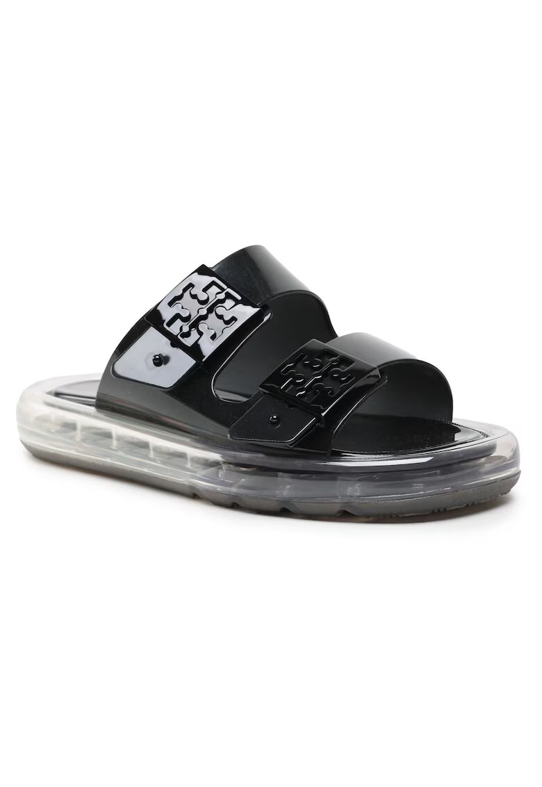 Tory Burch Slapi dama negru - model Buckle Bubble Jelly