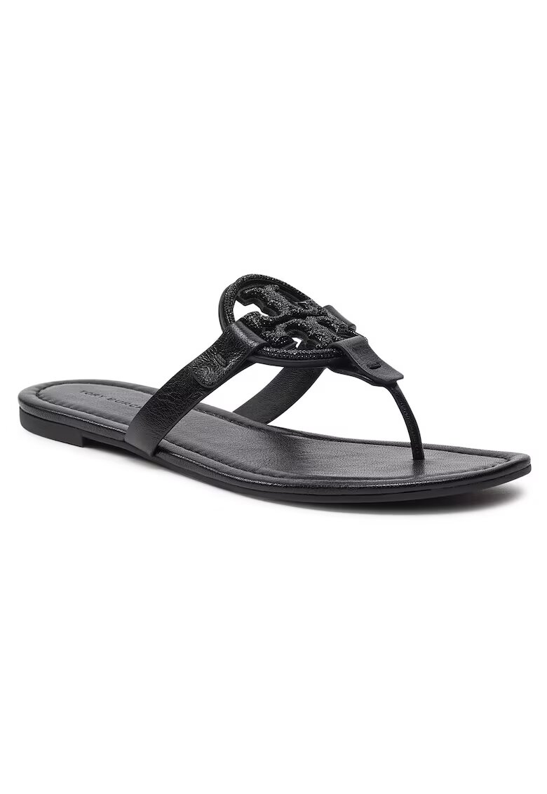 Tory Burch Slapi dama piele naturala - negru