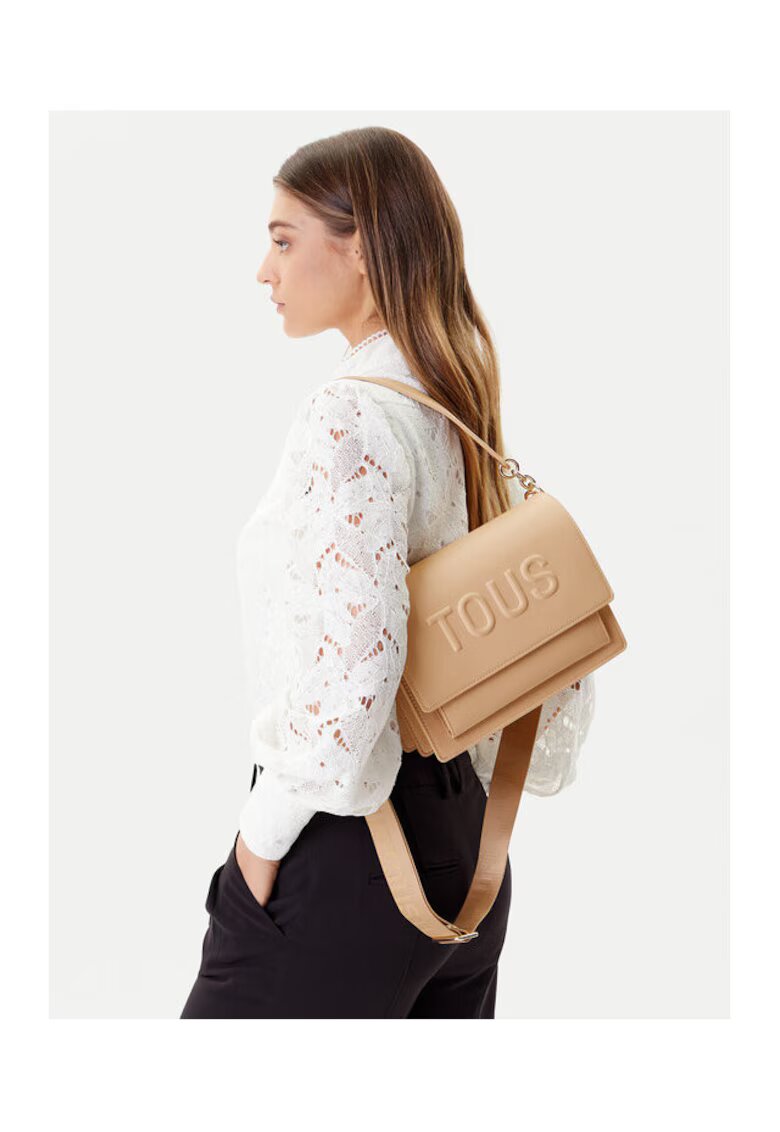 Tous Geanta dama Sand Brenda Audree 200210 - ecologica - universala - culoare bej.