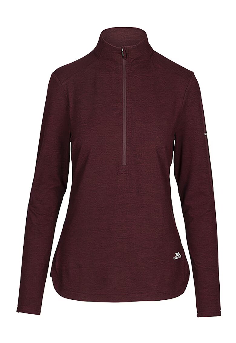 Trespass Bluza slim-fit cu fenta cu fermoar Kansa - Visiniu
