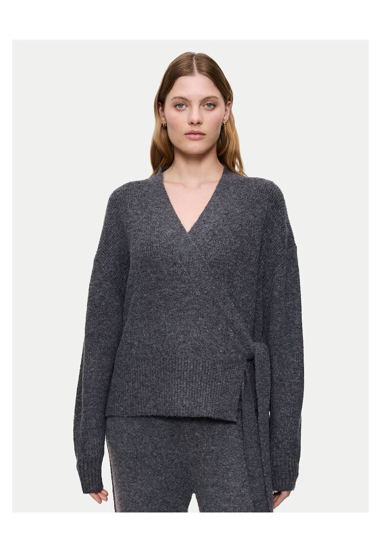 Triumph Cardigan dama gri - pulover elegant - material de calitate