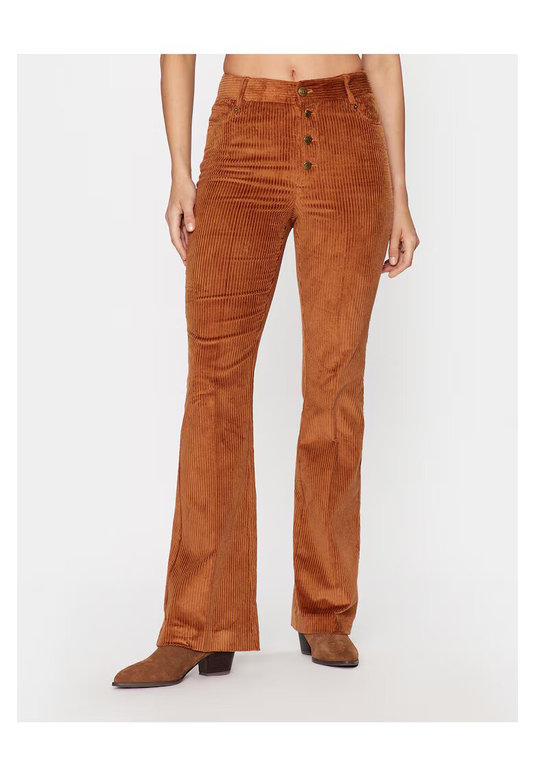 Twinset Pantaloni dama - stofa - maro