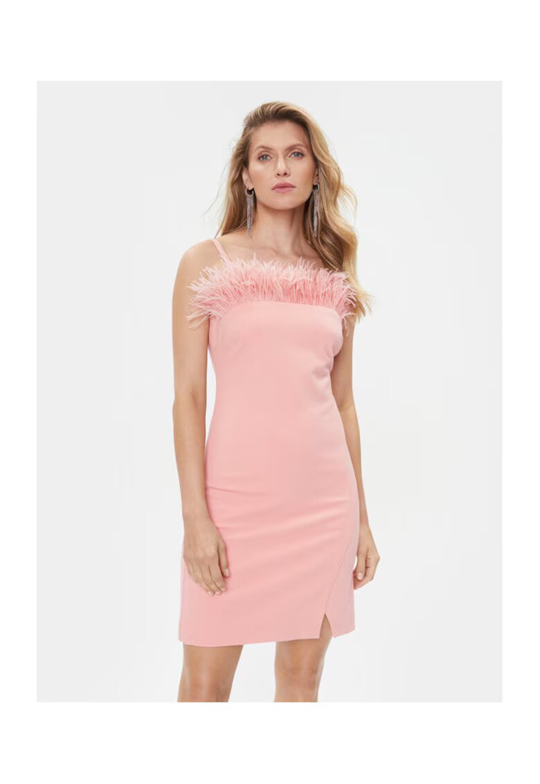 Twinset Rochie de cocktail pentru femei roz