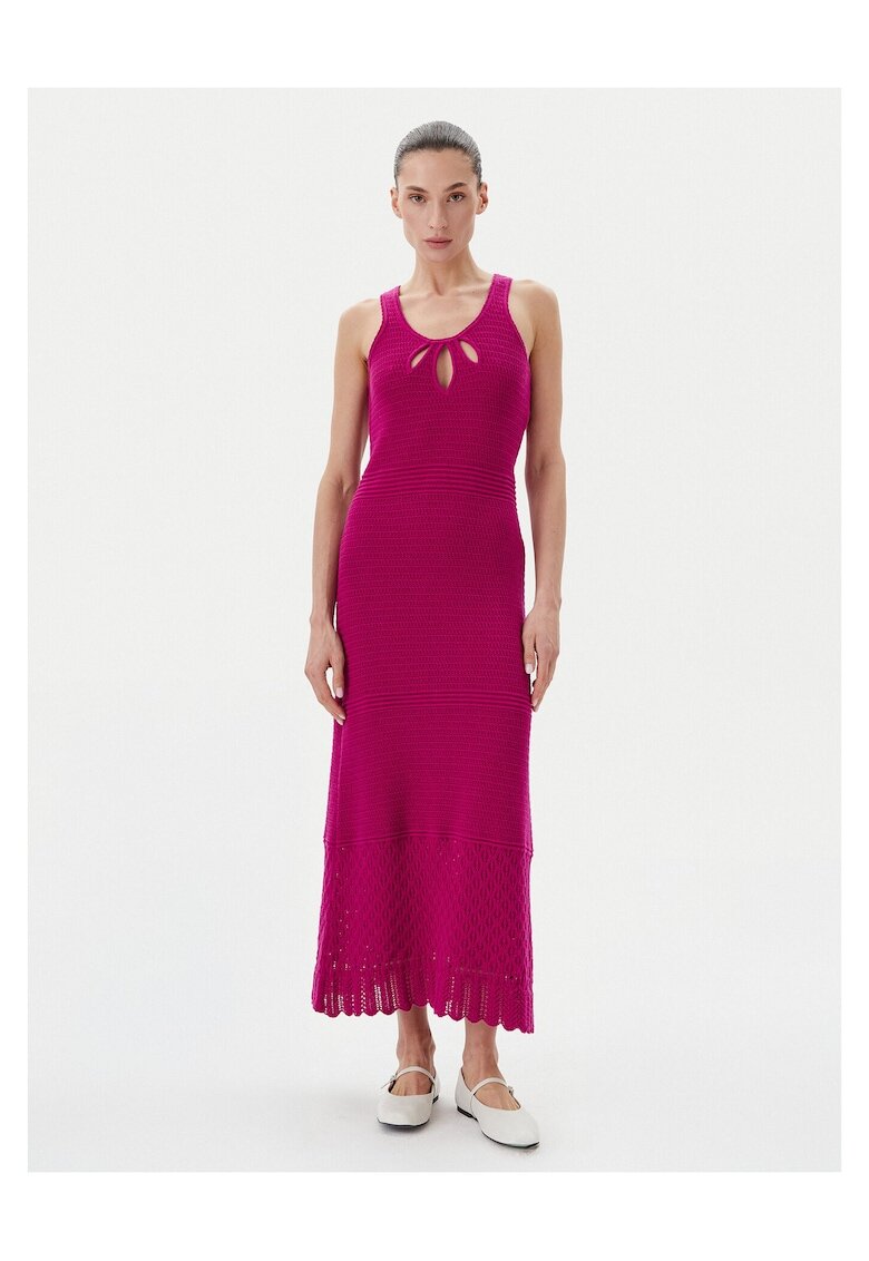 Twinset Rochie de vara - bumbac - roz