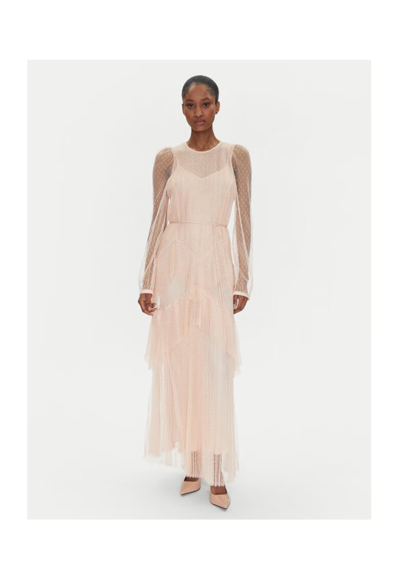 Twinset Rochie de vara dama roz deschis
