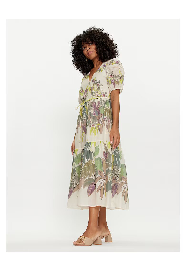 Twinset Rochie de vara dama verde/bej