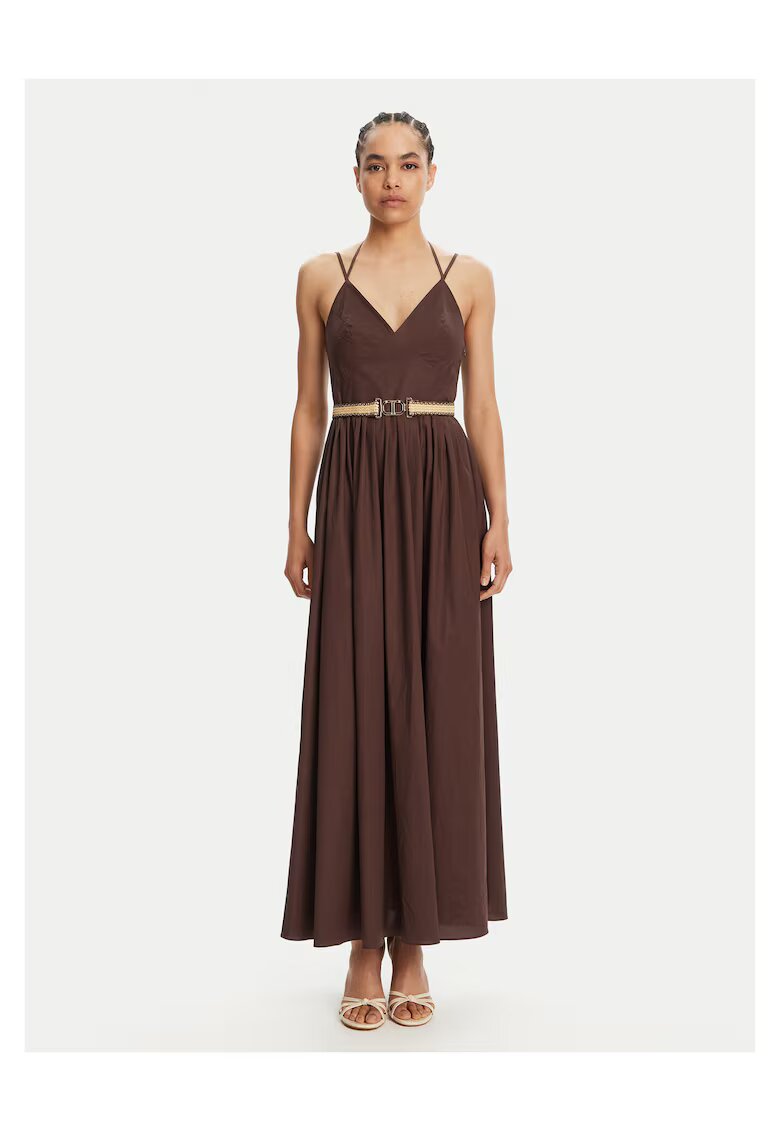 Twinset Rochie de vara - maro