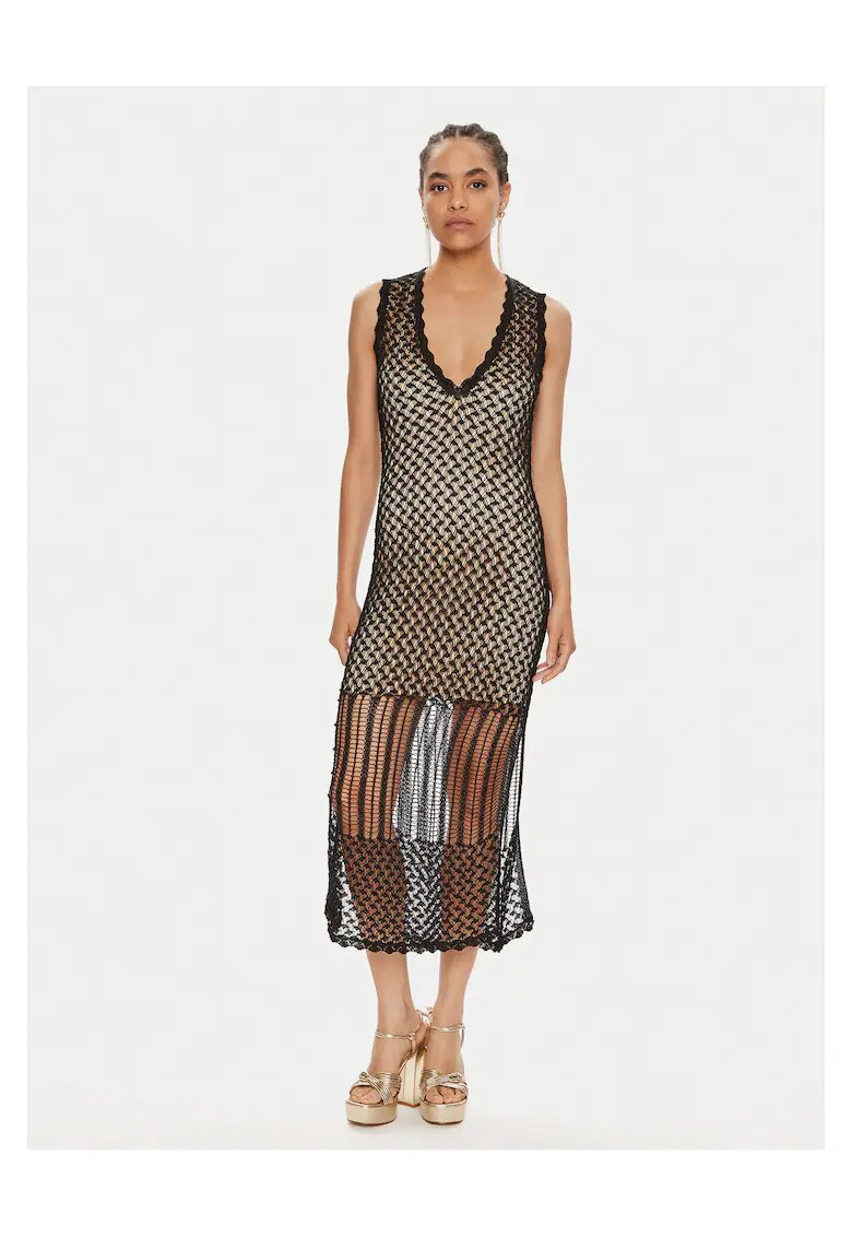 Twinset Rochie tricotata - de dama negru
