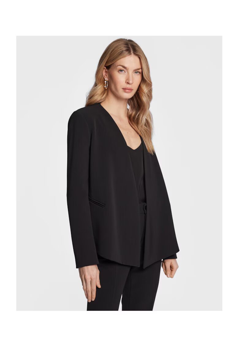Twinset Sacou dama culoare neagra