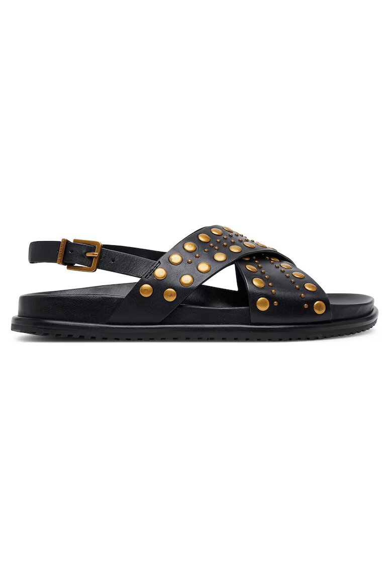 Twinset Sandale dama - Nero 00006 - piele naturala - negru