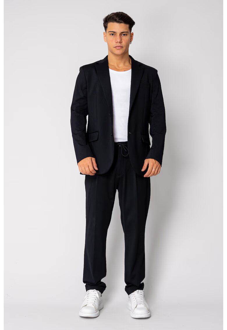 uFIT Costum Flex sacou si pantalon lung Black 18822 - Negru