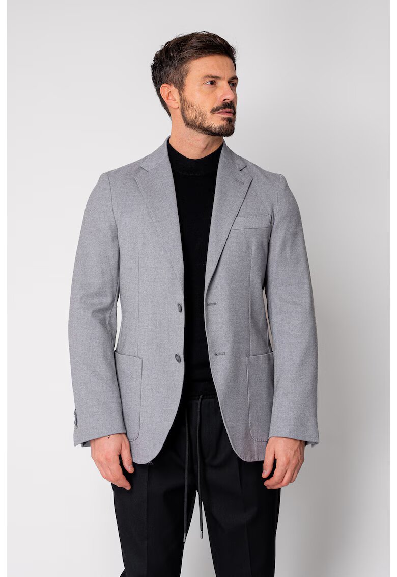 uFIT Sacou din mix de stofa cu lana Grey 19141 - Gri