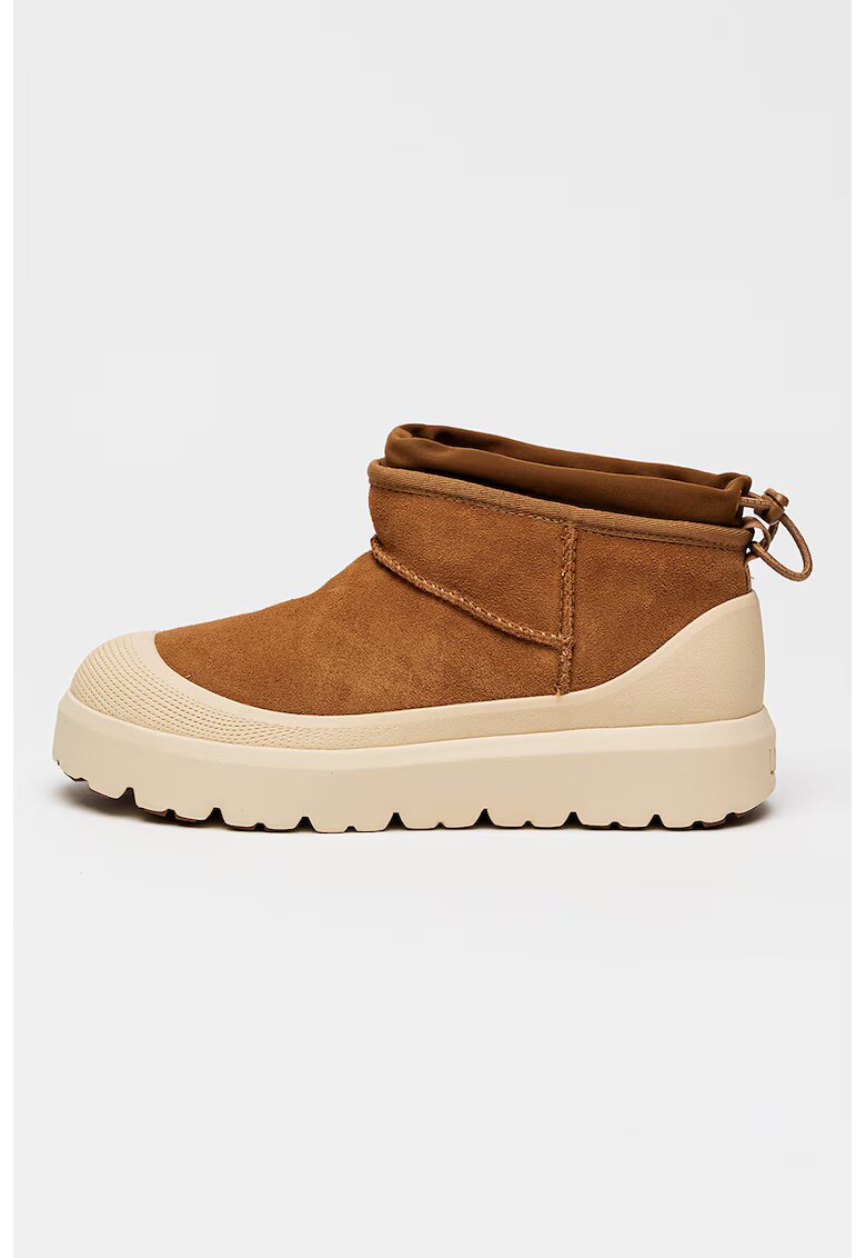 UGG Ghete fara inchidere unisex Classic Ultra Mini - Bej/Caramel