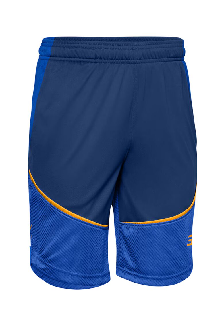 Under Armour Bermude loose fit cu accente colorblock - Bleumarin - Bleumarin