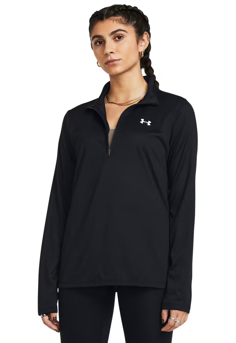 Under Armour Bluza cu fenta cu fermoar - pentru antrenament - Negru