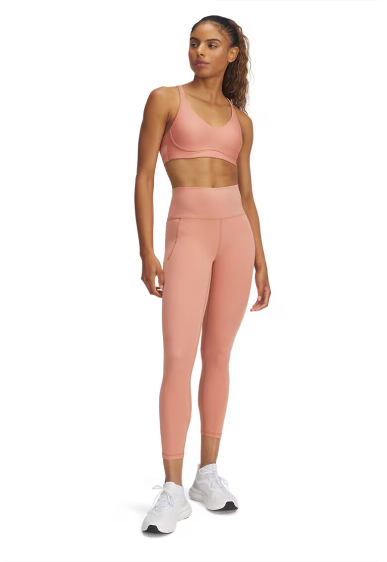 Under Armour Coalnti cu talie inalta - pentru fitness Meridian - Piersica