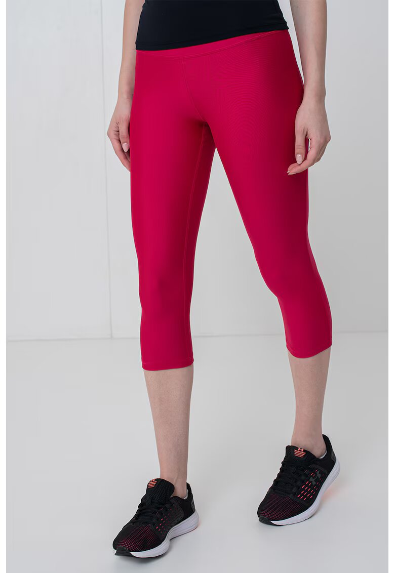 Under Armour Colanti capri pentru fitness HeatGear® - Roz zmeuriu