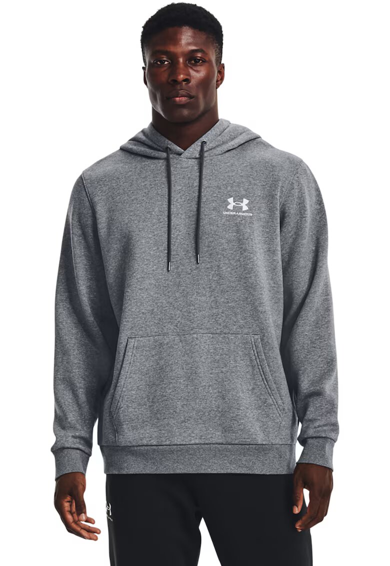 Under Armour Hanorac cu croiala lejera Essential - Alb/Gri melange