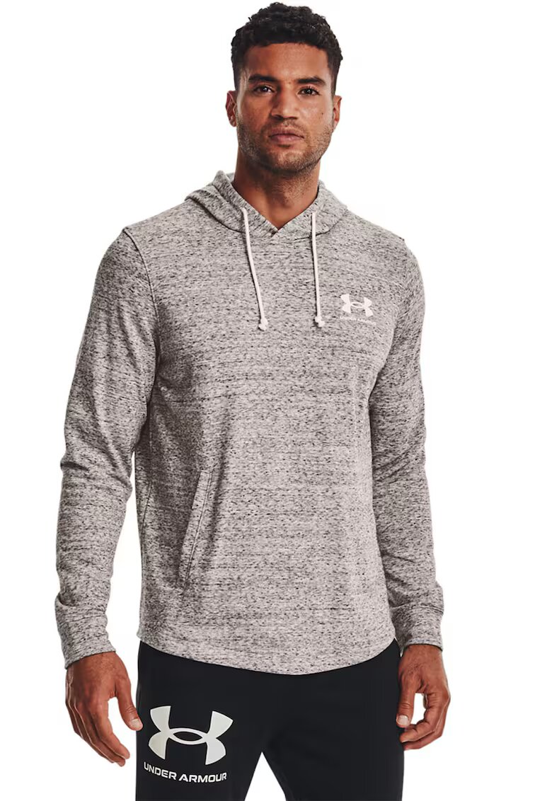 Under Armour Hanorac din terry pentru fitness Rival - Gri deschis