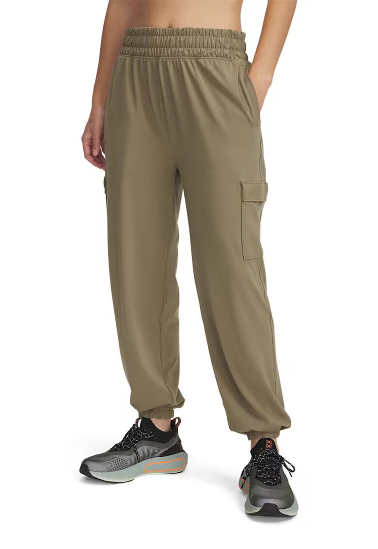 Under Armour Pantaloni cargo relaxed fit pentru antrenament Meridian - Kaki