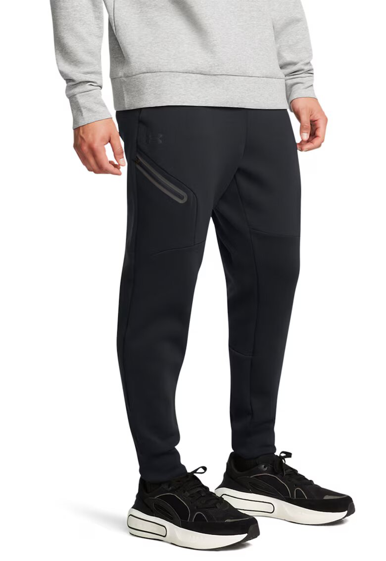 Under Armour Pantaloni jogger slim fit din fleece Unstoppable - Negru