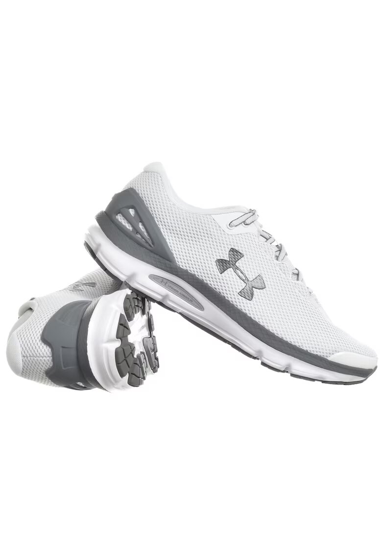 Under Armour Pantofi sport barbati - textil - alb/gri -
