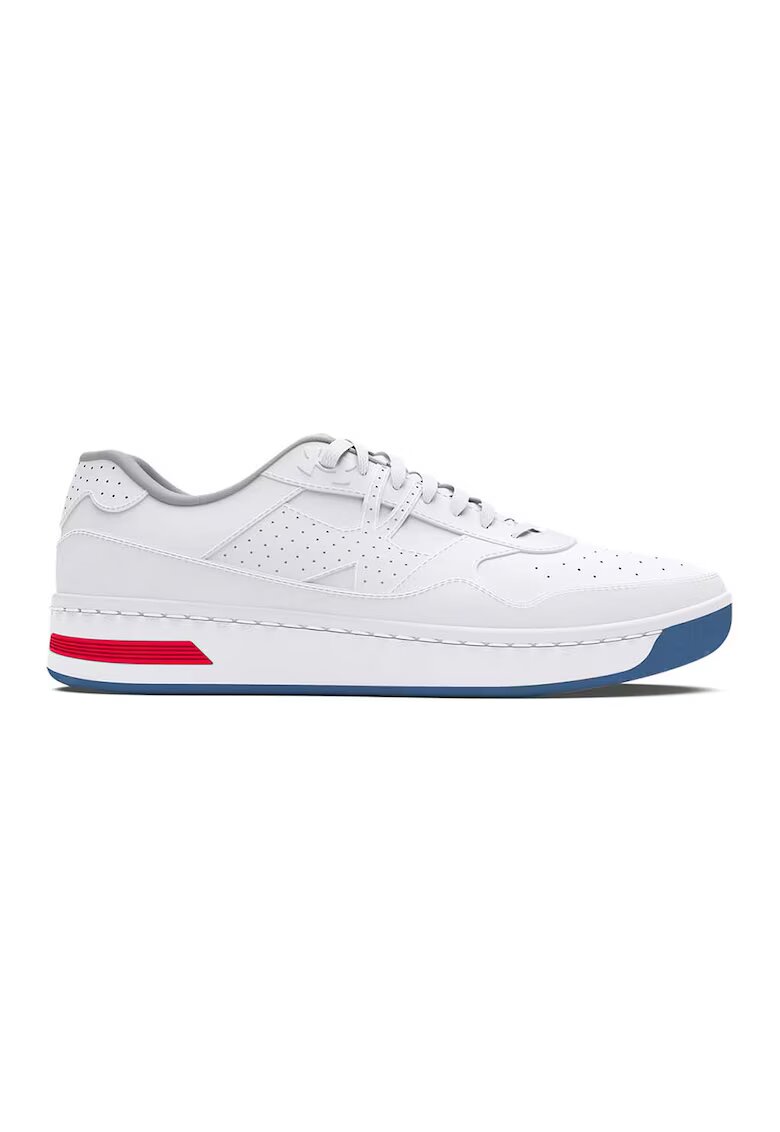 Under Armour Pantofi sport Court 96 low-cut de piele - Alb optic