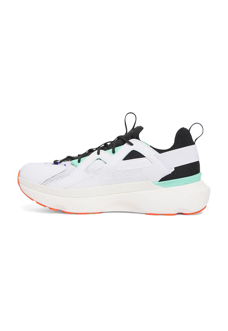 Under Armour Pantofi sport Infinite MVMNT low-cut - Negru stins/Portocaliu mandarina/Alb optic